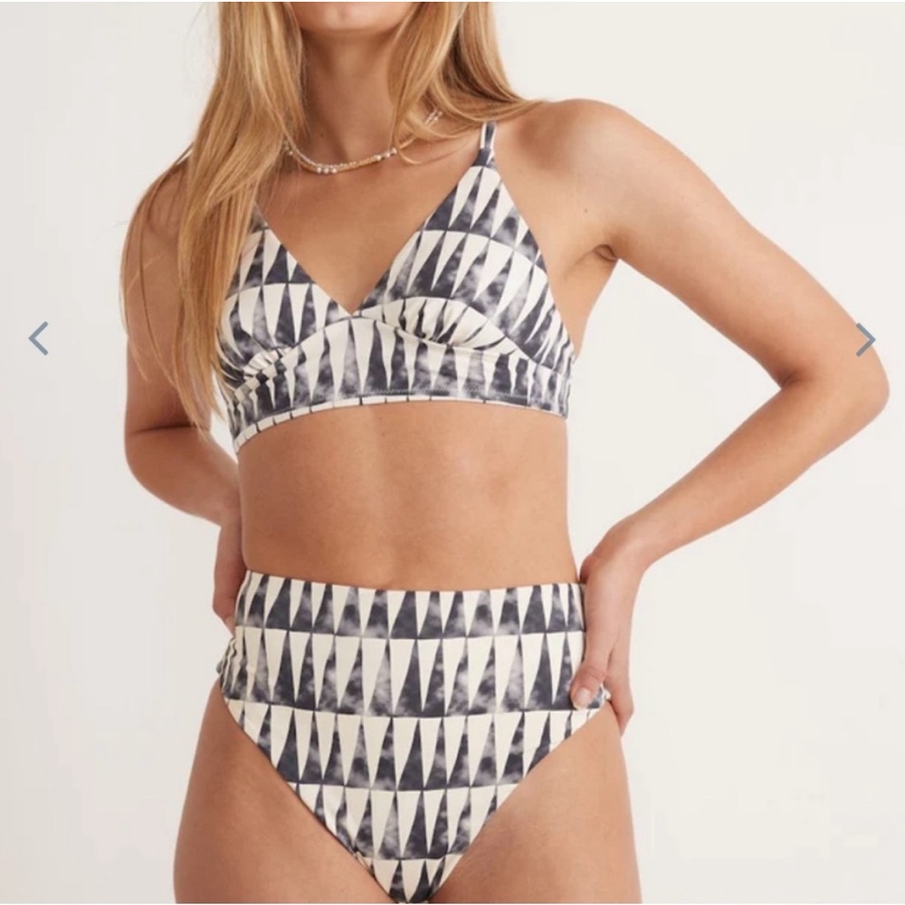 Marine Layer Full Cut Bikini Bottom India Ink Geo